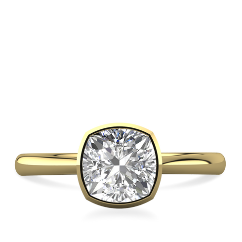 Betsy Cushion Cut Engagement Ring