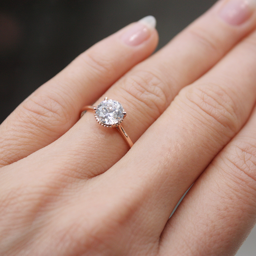 Clio Brilliant Cut Engagement Ring