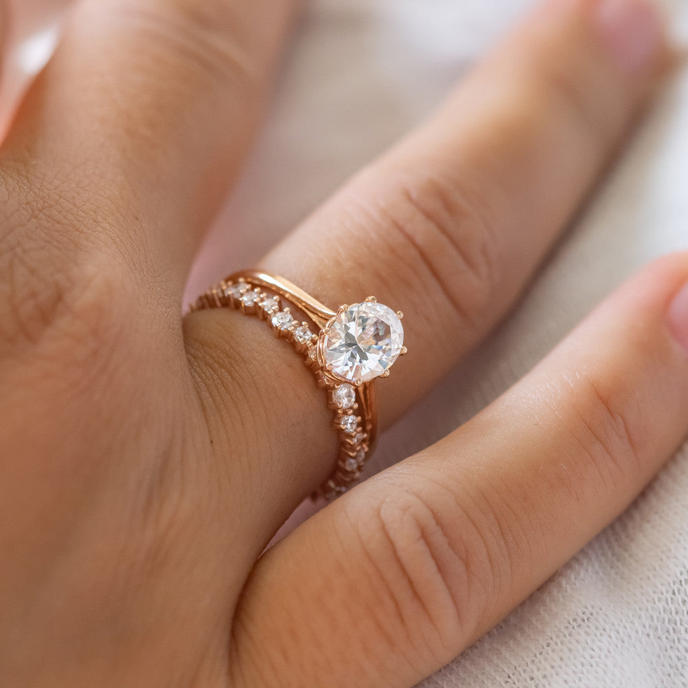 Eight prong engagement ring shop