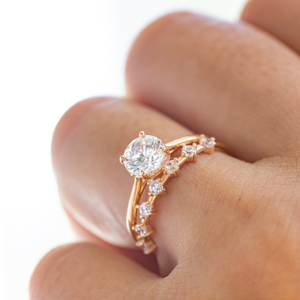 Lily Fleur De Lys Engagement Ring