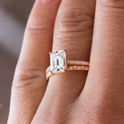 Ella Pave Diamond Engagement Ring