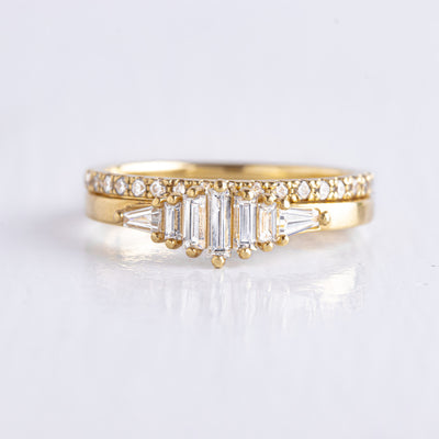 Henrietta Baguette Diamond Engagement Ring