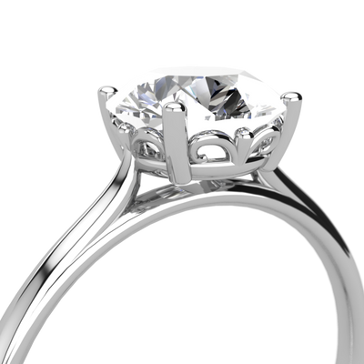 Lily Fleur De Lys Engagement Ring