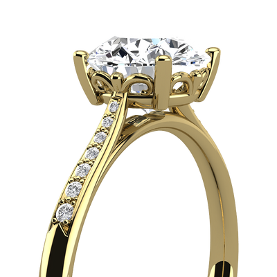 Lila Brilliant Cut Engagement Ring