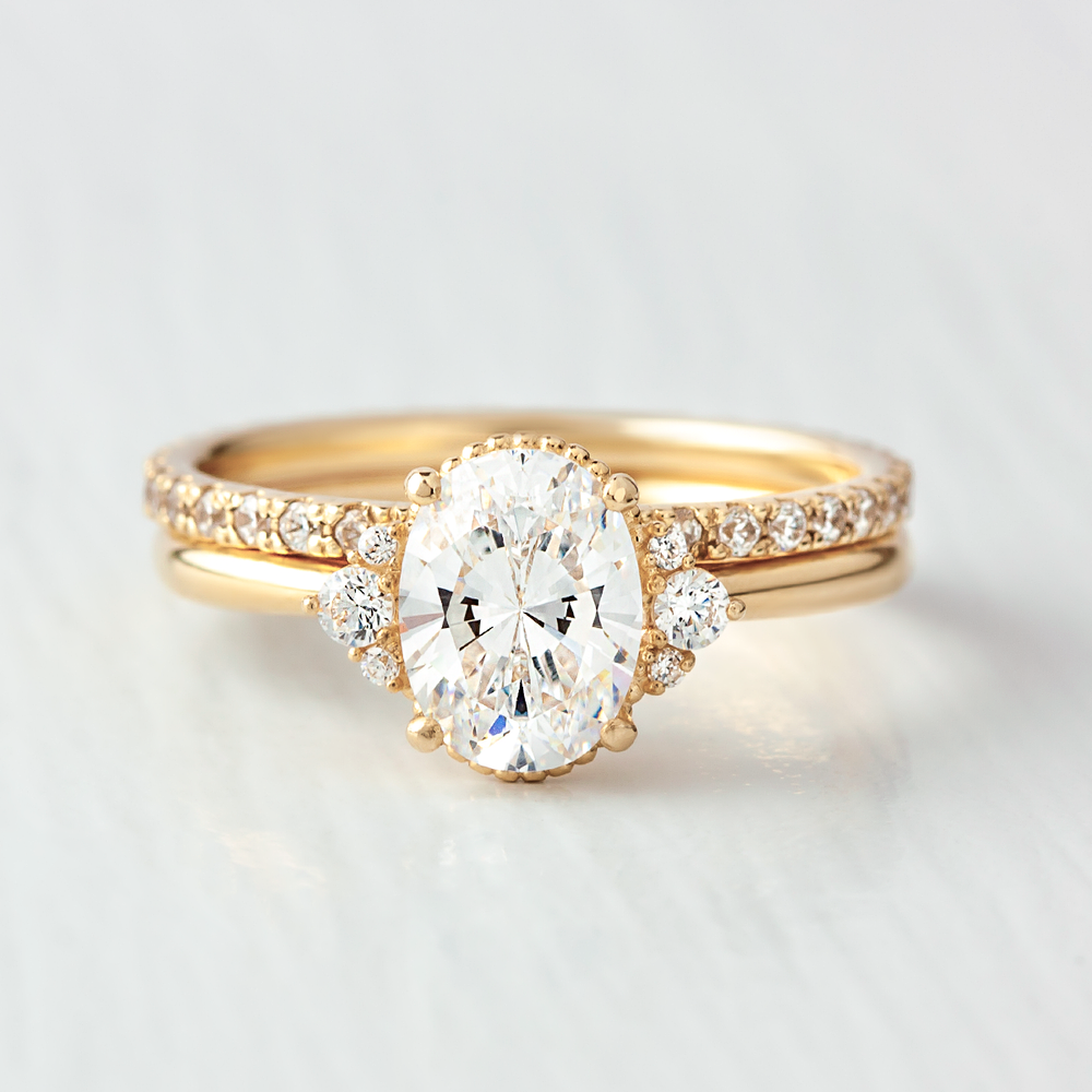 Mayfair Side Stone Engagement Ring