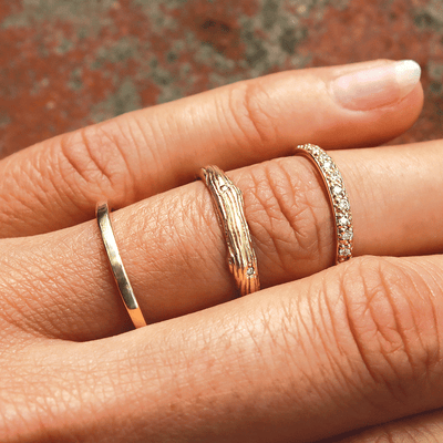 Anna Diamond Pave Wedding Band